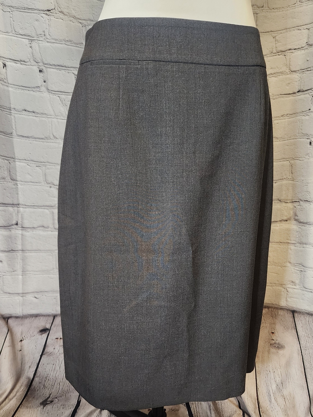 Calvin Klein Charcoal Gray Pencil Skirt